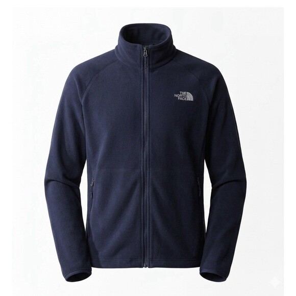 The North Face Other - The North Face Men’s Large Navy Blue Full Zip Fleece Jacket Lightweight Outdoor